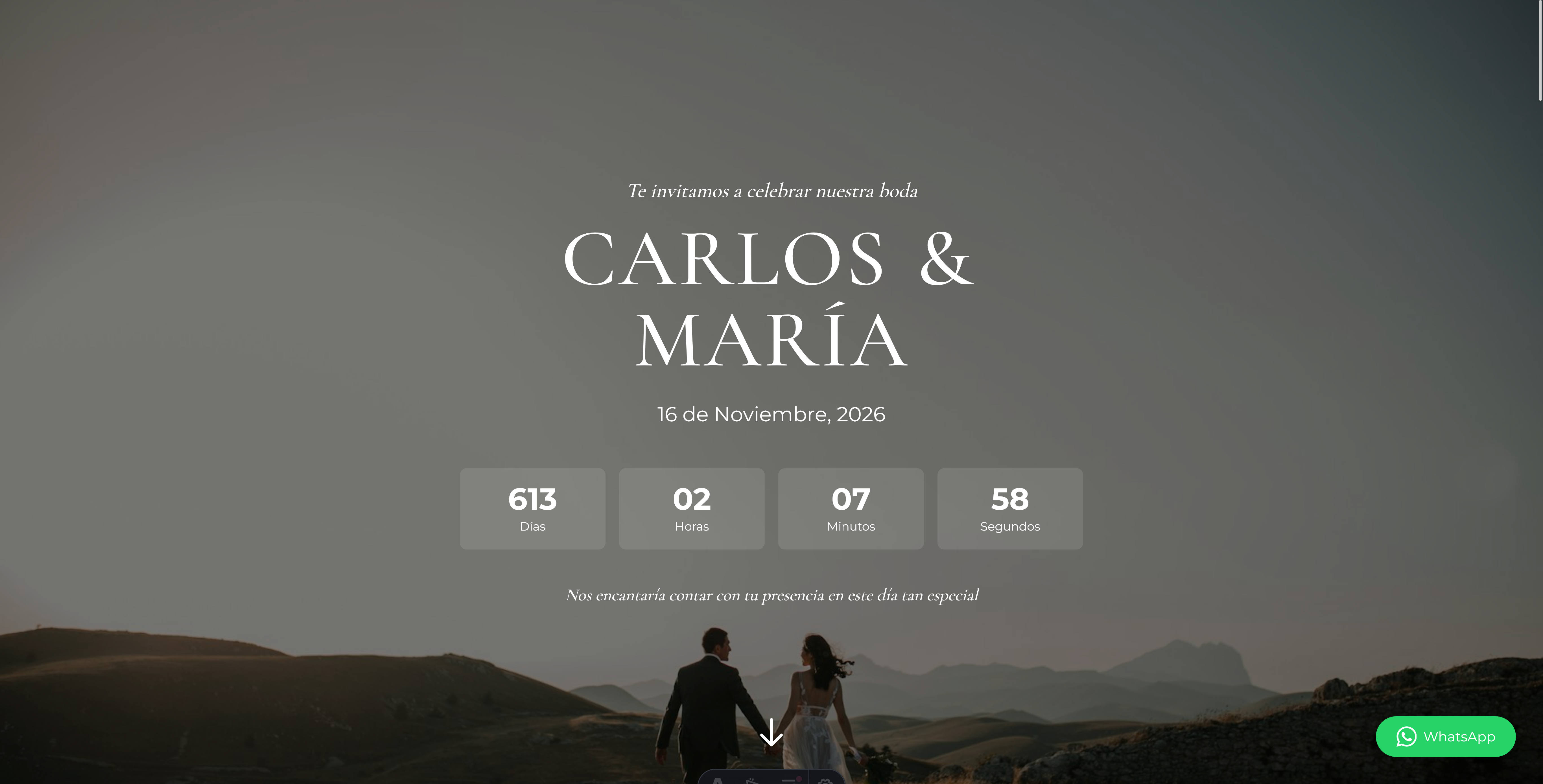 Invitación Carlos & María